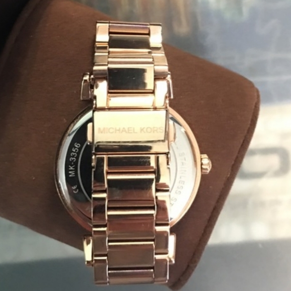 Michael Kors Catlin Crystal Pave Dial Rose Watch - Picture 3 of 4